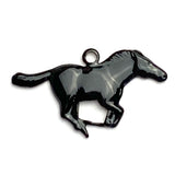 Black Horse Running CHARM 7/8" by Susan Clarke Originals  #SC-984
