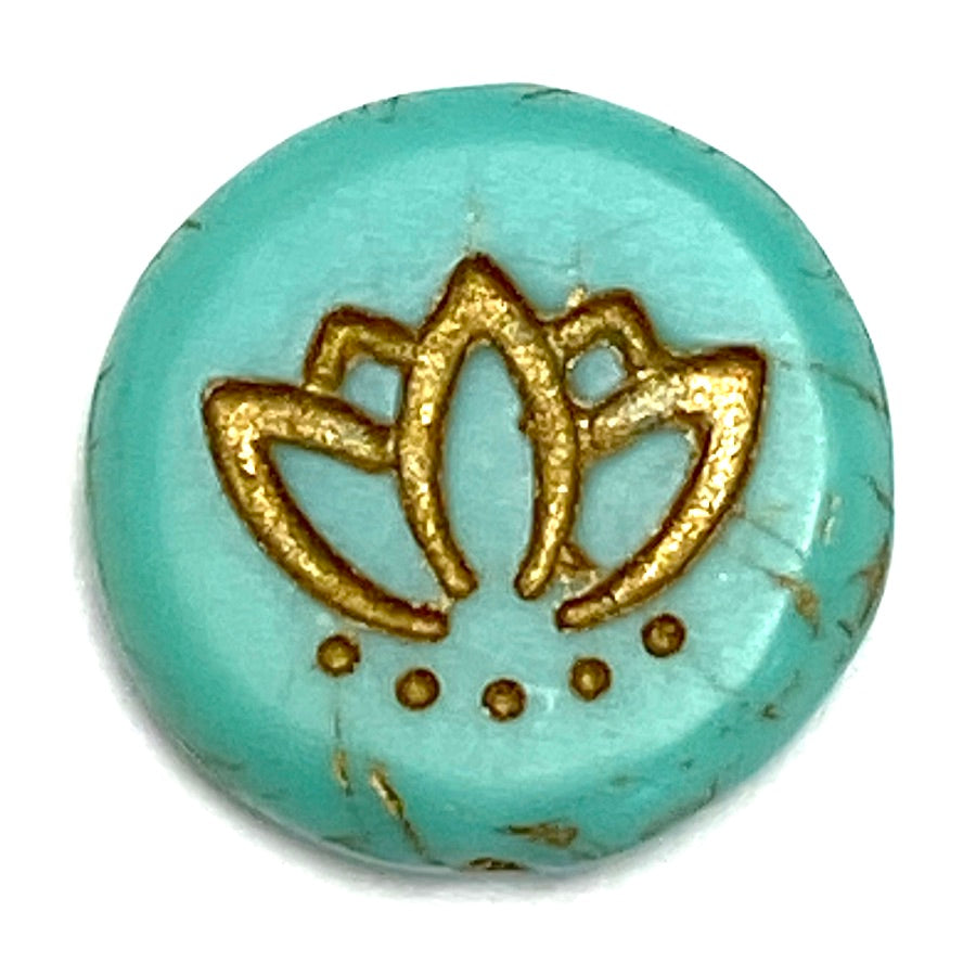 Beautiful Alloy Vintage Double sided Lotus Flower Beads Bead - Temu