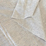 SALE, Rustic Fair Trade Handwoven Bangladesh Cotton Voile, Light Gray Confetti, 45" Wide, By the Yard #HT0303