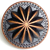 Desert Star Copper/Black Concho 7/8" Screwback  #SWM-31