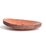 Re-Stocked Brick/Rust Extra Large Natural Coconut Button "Rustica"  2-1/4" Scooped
