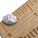 Re-Stocked, Seashell Button, 7/16" Pearly Pastels, by Susan Clarke Originals #SC-162