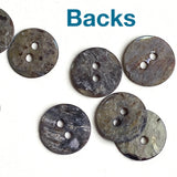 Dark Purple 1/2" / 12.5mm Shell, Semi Rustic, Pack of 150 Buttons for $12.00 #LP-45-150