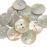 Moonrise Mother of Pearl Shell, 7/8" Iridescent 2-Hole Button 23mm #0029