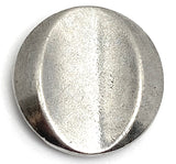 Mirage Circular Oval Pewter Button 7/8" Shank Back USA Made, #FJ-54