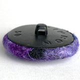 SALE, Large Artisan Fabric Covered Buttons; Felted Wool Blend Set of 4,  1-1/4"  #OT-76