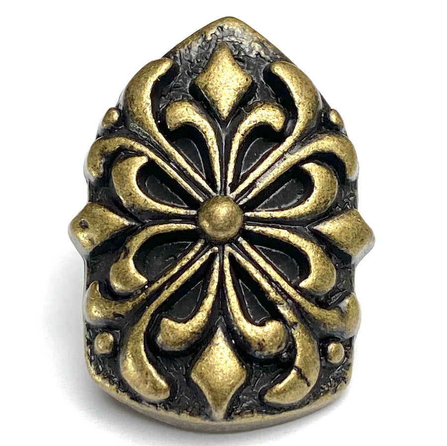 Nicky Epstein Viking Brass Button 1 Nicky Epstein Viking Brass Button 1