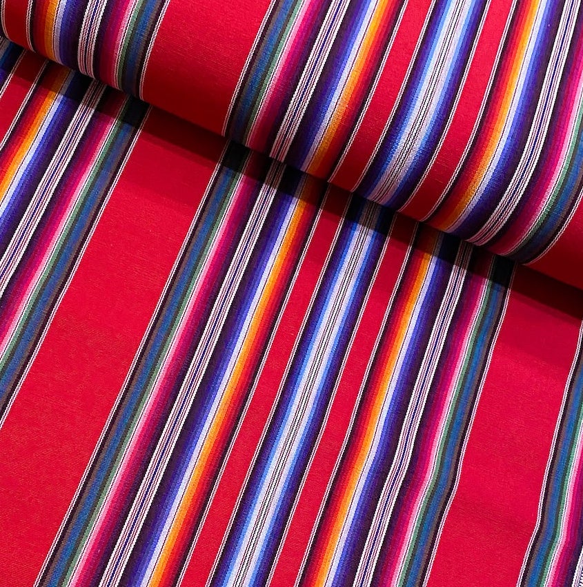 Pair of Striped Cotton Dish Towels Hand-Woven in Guatemala - Kitchen Love