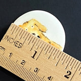 Labrador Dog Porcelain Button - 1-1/2" Handmade Yellow Lab
