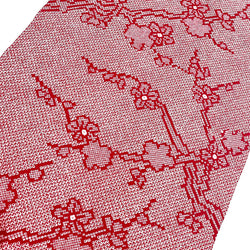 LAST YARD, Reaching Branches Wool Blend Vintage Kimono Fabric From Japan   #133