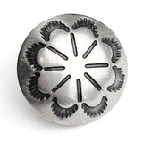 Desert Primrose Small Concho Button, 1/2" Silver Color #SW-5