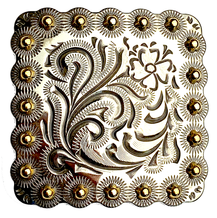 CBCONCH 111A Cross Conchos with Filigree