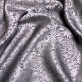 Deeper SALE  Silk Chiaroscuro Jacquard in Silvery Lavender, By the Yard. #767