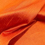 LAST 3yards, Burnt Orange Iridescent 100% Silk Dupioni 54" Wide. By the Yard, $27/ Yard