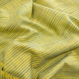 Re-Stocked, Key Lime Rustic Stripe Yarn-Dyed Cotton from India, 44" Wide, By the yard. #CHL-142