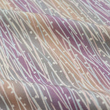 Pastel Rainstorm Crepe Vintage Kimono Silk 14" x 36"   #4638