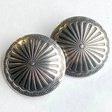 STERLING Agave Flower Concho Button 1.25". #SW-239