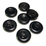 SALE Black Velvet Corozo Tagua 2-Hole Button 5/8"  #455
