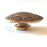 Morning Star Brass 5/8" Concho Button with Screw Back # WN23B CH