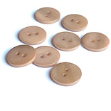 Light Brown River Shell 5/8" 2-hole Button, Pack of 8 for $8.00  #1786