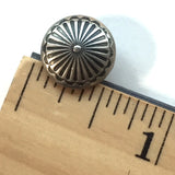 Agave Flower Tiny 1/2" Concho Button Shank Back Metal #SW-72
