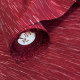 SALE Cranberry Wine Lightning Vintage Kimono Silk by the Yard  #255