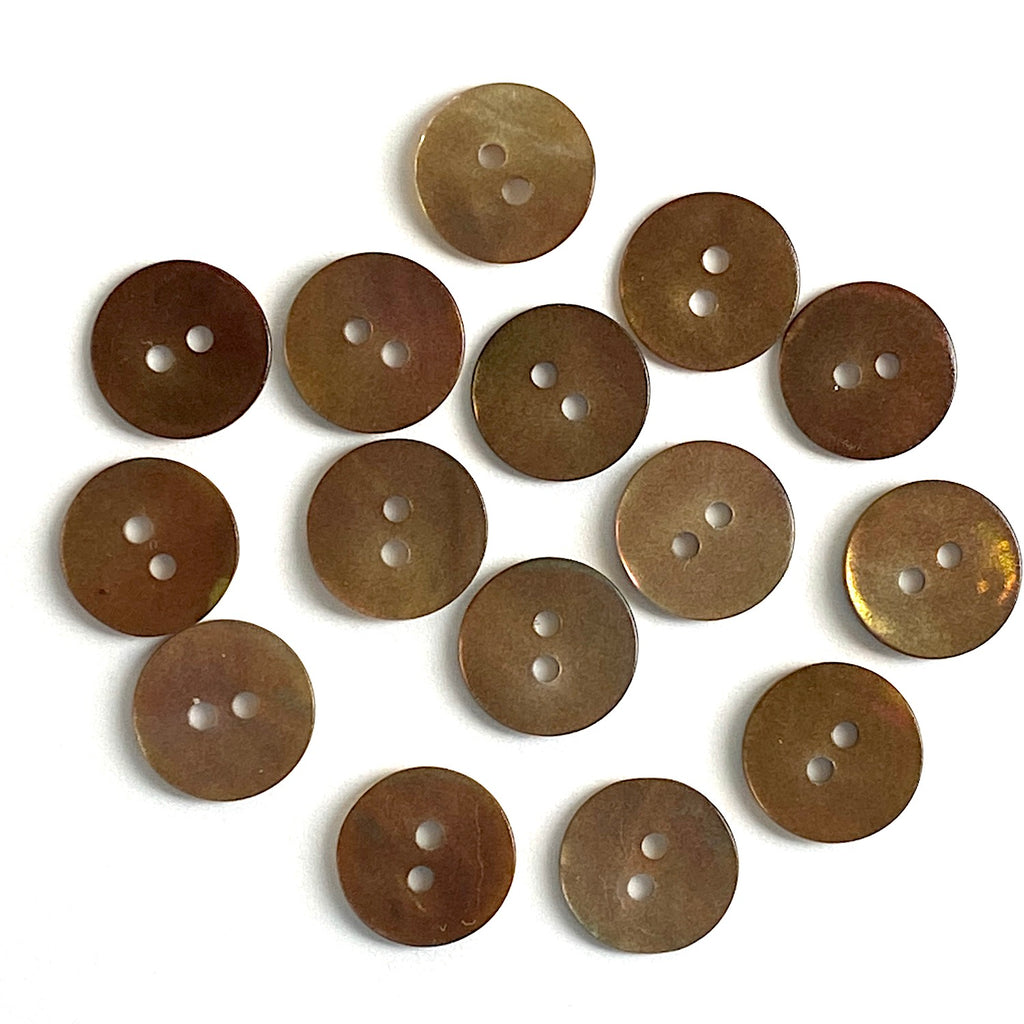 Iridescent Buttons Apricot Pearly Finish 17mm a Set of 12 -  Canada