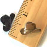 Brown Western Cowboy/Cowgirl Hat Metal Button, 3/4"