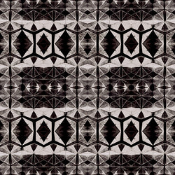 SALE Shibori Diamond Black/Brown Espresso Cotton Print, by Kim Eichler-Messmer, 44" Wide, By the Yard # 1444