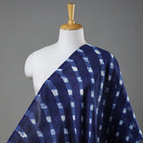 SALE, Blue/White Shibori Squares Silk/Cotton from India By the Yard # TK-53