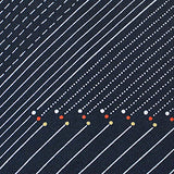 Black & White Diagonals Vintage Kimono Silk Crepe from Japan 14" x 64"  #4690