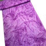 7/8 YD. PIECE, Purple Orchid Artisan Salt Dye/Tie Dye Rayon Challis from India,  #HB-275