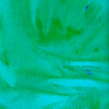 Emerald Teal Jungle Abstract Hand-Dyed Rayon Challis, By the Yard  #HB-267