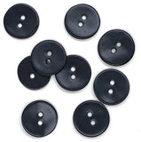 Black Velvet Agoya Shell 5/8" 2-hole Button, Pack of 24 for $19.00   #1206-24