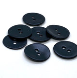 Re-Stocked, Black Velvet Agoya Shell 5/8" 2-hole Button, Pack of 8 for $7.20   #1206