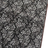 Sale - Black/Gray Ikat Vintage Kimono Silk from Japan, By the Yard #437 Oshima?