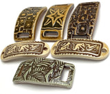 Bracelet Components, Various Styles, 6 Pieces, Porcelain, from Clay River Designs #CR-4