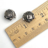 Armadillo Pewter Bead from Green Girl Studios 5/8"  #G-138