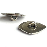 Fish, Pewter Button 15/16" from Danforth Pewter, Shank Back