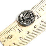 Fairy Wish Pewter Pebble-Shape Bead from Green Girl Studios 13/16"  #G-211