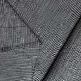 Re-Stocked, Charcoal/Dusty Teal Striations Cotton Woven from India, By the yard  #CHL047