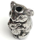 Koala and Baby Pewter Bead from Green Girl Studios 13/16"  #G-177