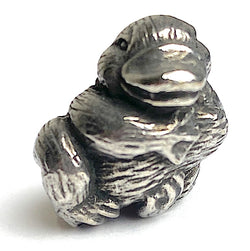 Platypus Pewter Bead from Green Girl Studios 3/4"  #G-179