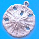 Sand Dollar CHARM 5/8" Pearly, by Susan Clarke Originals  #SC-919