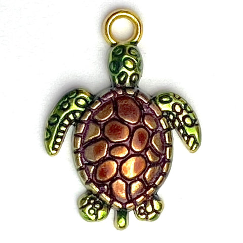 Re-Stocked Turtle CHARM 3/4" by Susan Clarke  #SC-635