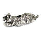 Cat Pewter Bead from Green Girl Studios 1"  #G-118