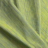 Re-Stocked, Key Lime Rustic Stripe Yarn-Dyed Cotton from India, By the yard. #CHL-142