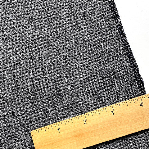 Gray Wooly Wool, Vintage Kimono Wool from Japan by the Yard #145