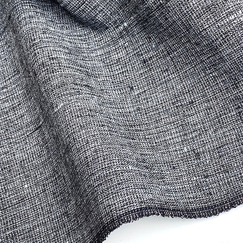Gray Wooly Wool, Vintage Kimono Wool from Japan by the Yard #145
