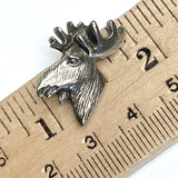 Moose Button from Danforth Pewter USA, 15/16" Shank Back #FJ-140